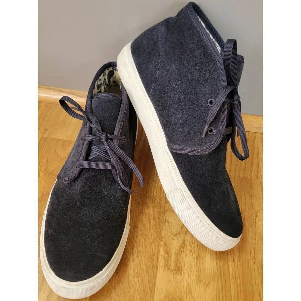 Tory Burch Iggy Suede Lace-Up Sneakers 8.5
